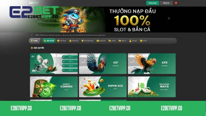 E2bet – Thiên đường cá cược trực tuyến 2025