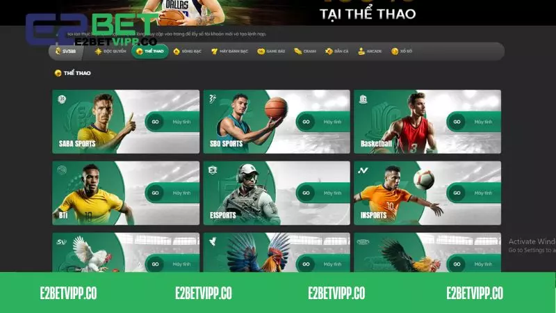Tổng quan về E2bet